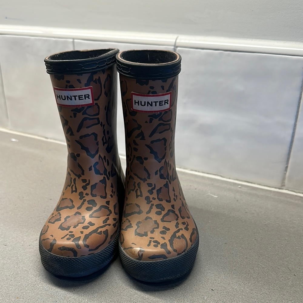 Hunter Brown and Black Rain & Snow Boots